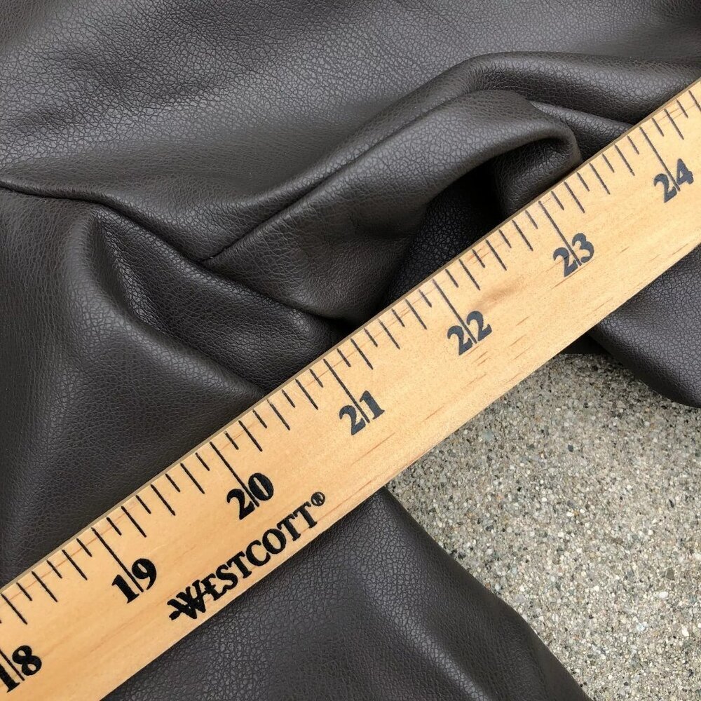 KENNETH COLE Vegan Leather Jacket Women's XL Brown Full Zip Moto Biker​​​ - Picture 8 of 9